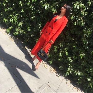Coral suit